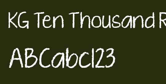 KG Ten Thousand Reasons