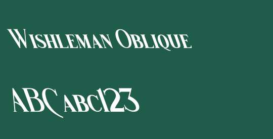 Wishleman Oblique