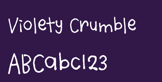 Violety Crumble