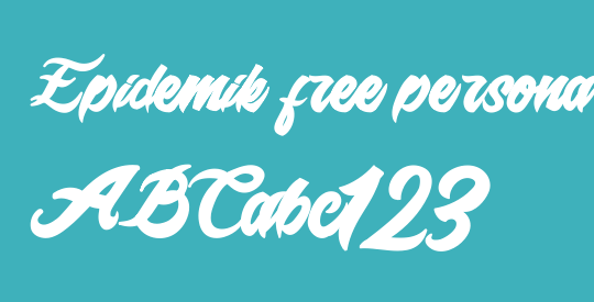 Epidemik free personal only
