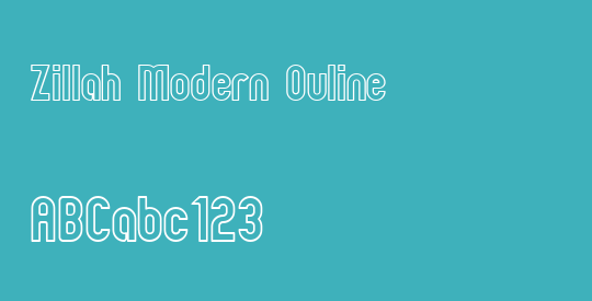 Zillah Modern Ouline