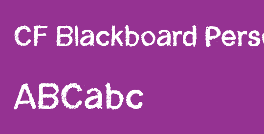 CF Blackboard Personal