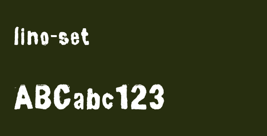 lino-set