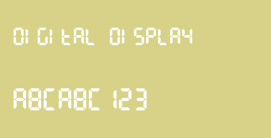 Digital Display