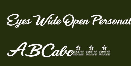 Eyes Wide Open Personal Use