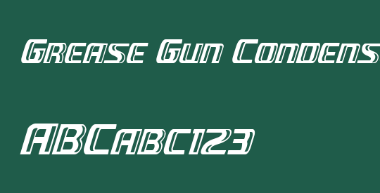 Grease Gun Condensed Italic