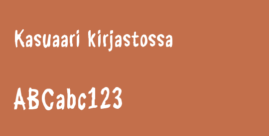 Kasuaari kirjastossa