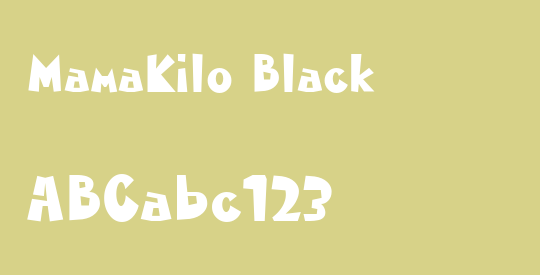 MamaKilo Black