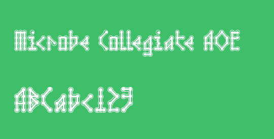 Microbe Collegiate AOE