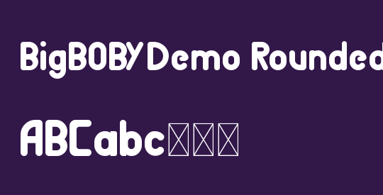 BigBOBY Demo Rounded