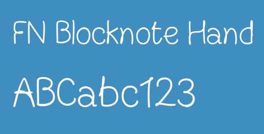 FN Blocknote Hand