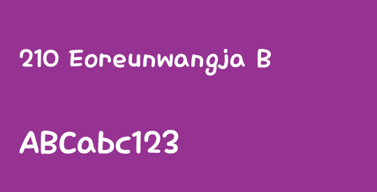210 Eoreunwangja B