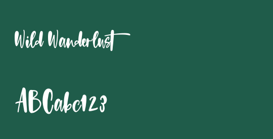 Wild Wanderlust
