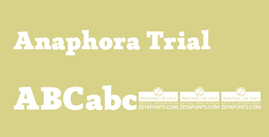 Anaphora Trial