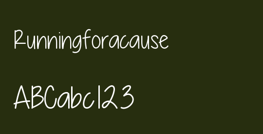 Runningforacause