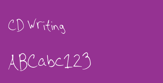 CD Writing
