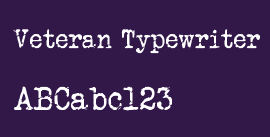 Veteran Typewriter