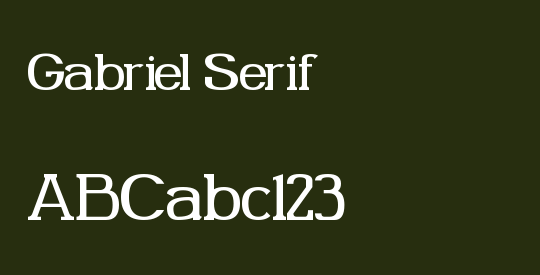 Gabriel Serif