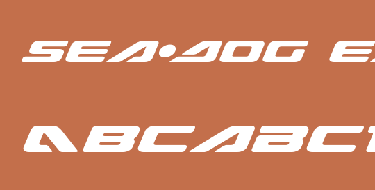 Sea-Dog Expanded Italic