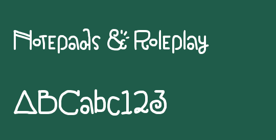 Notepads & Roleplay