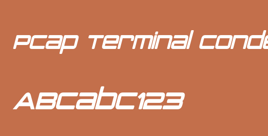 PCap Terminal Condensed