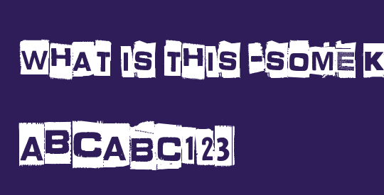 What is this -some kind of joke