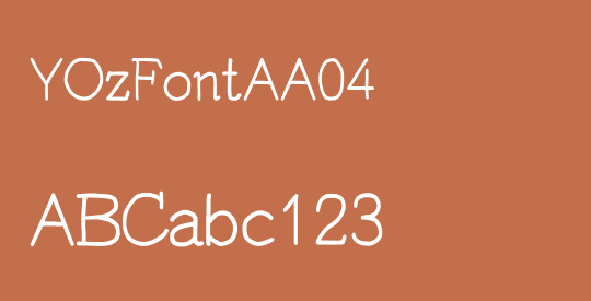 YOzFontAA04