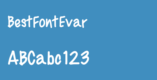 BestFontEvar