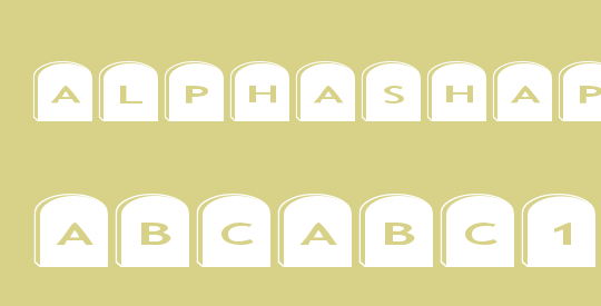 AlphaShapes gravestones 2