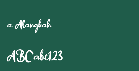 a Alangkah