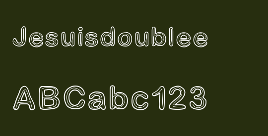 Jesuisdoublee