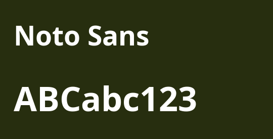 Noto Sans