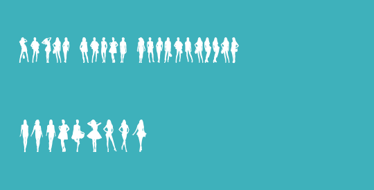 Model Woman Silhouettes
