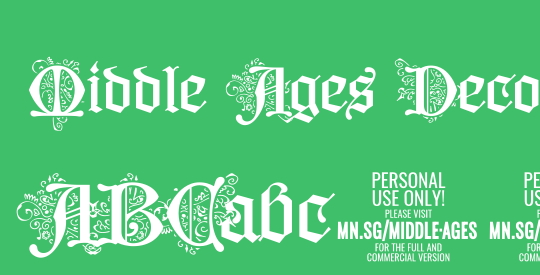 Middle Ages Deco PERSONAL USE