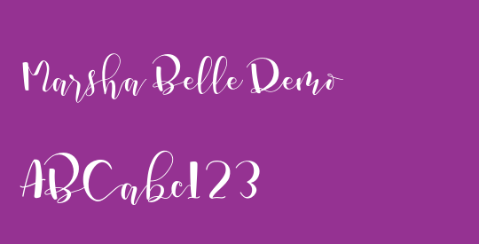 Marsha Belle Demo