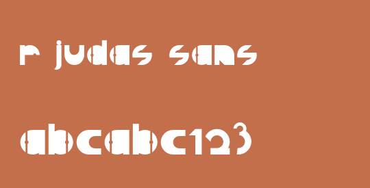 R Judas Sans