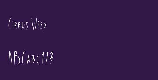 Cirrus Wisp