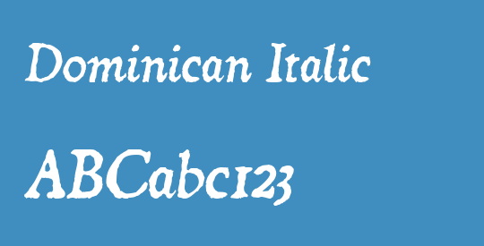 Dominican Italic