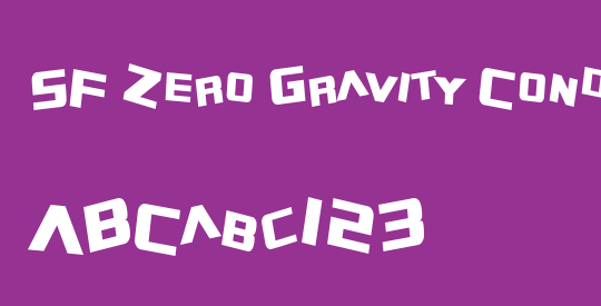 SF Zero Gravity Condensed