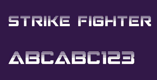 Strike Fighter Halftone
