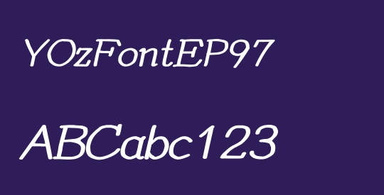 YOzFontEP97