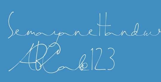 SemayaneHandwriting
