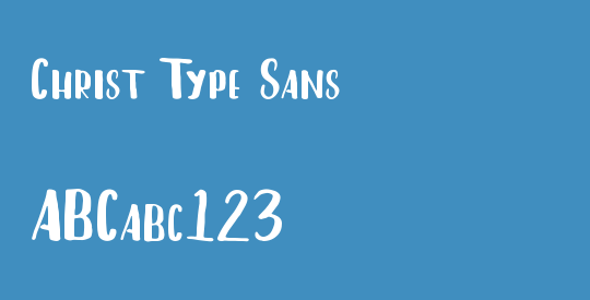 Christ Type Sans