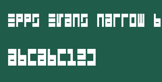 Epps Evans Narrow Black