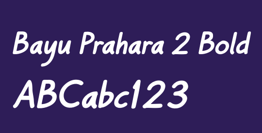 Bayu Prahara 2 Bold