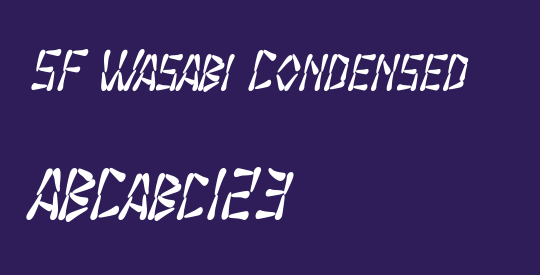 SF Wasabi Condensed
