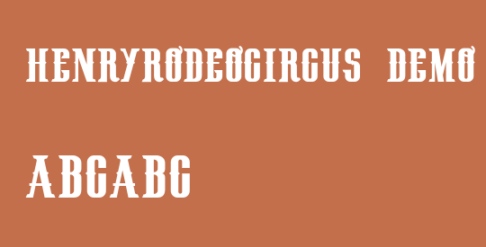 HenryRodeoCircus_demo