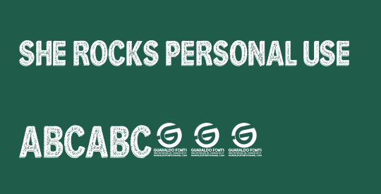 She Rocks Personal Use