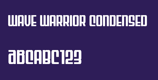 Wave Warrior Condensed