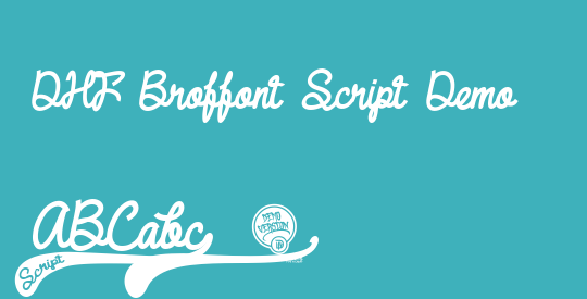DHF Broffont Script Demo